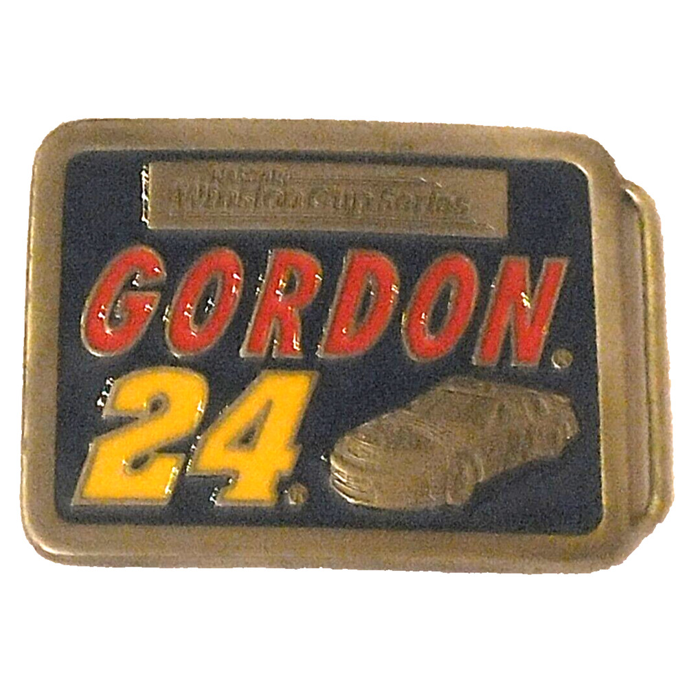 Vintage 1998 Gordon 24 Nascar Winston Cup Series Belt Buckle Limited Edition